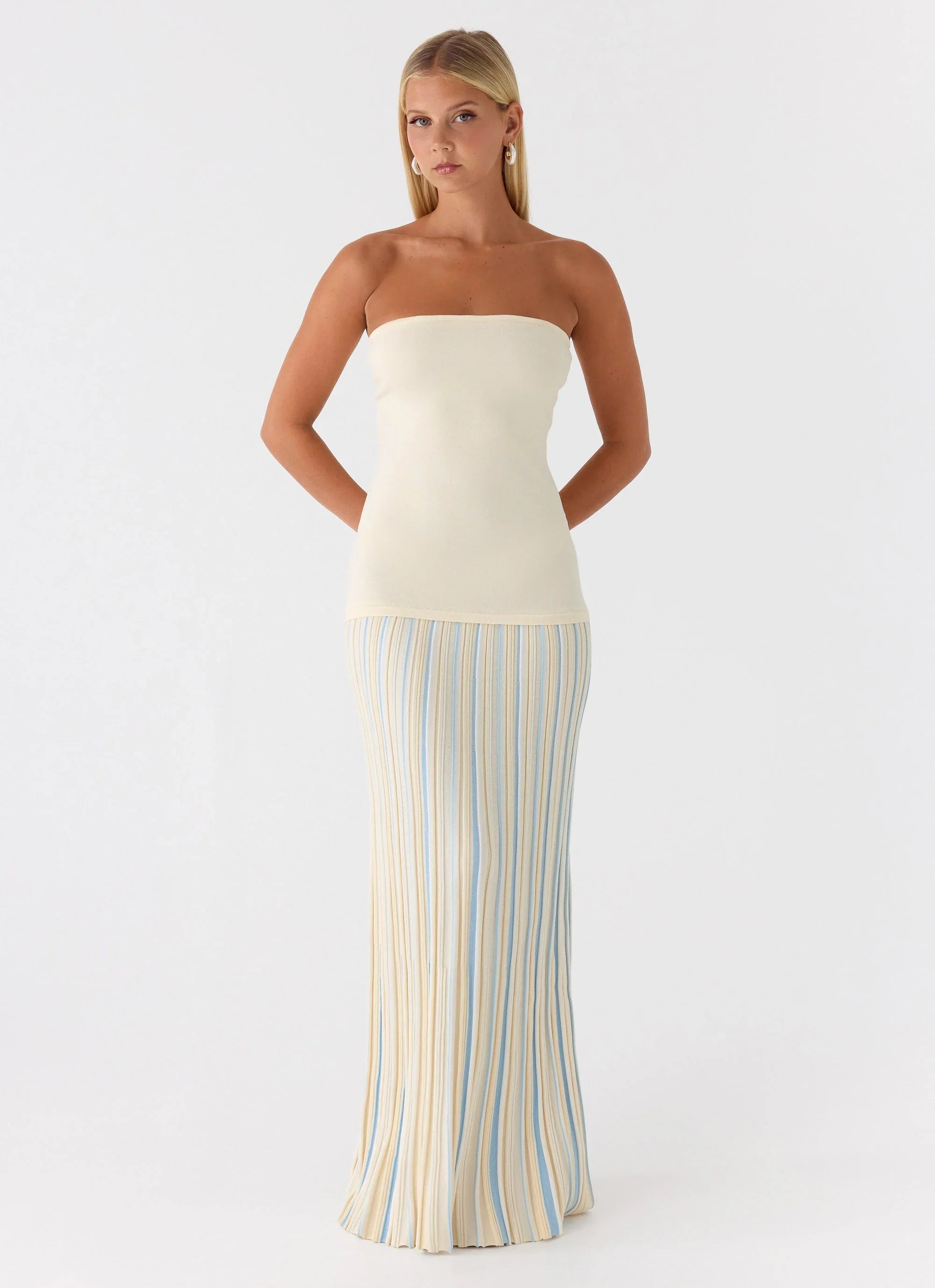 Otillie Knit Maxi Dress - Yellow