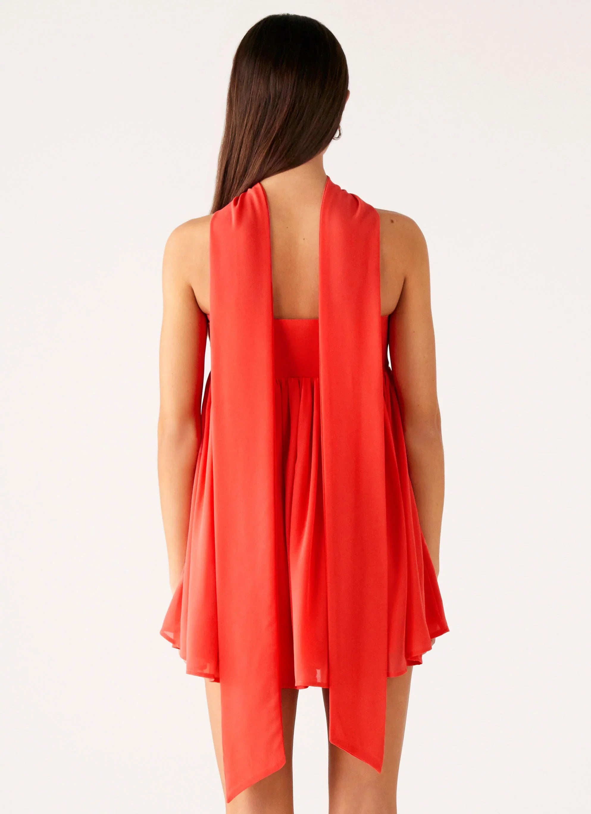 Saturn Mini Dress - Coral